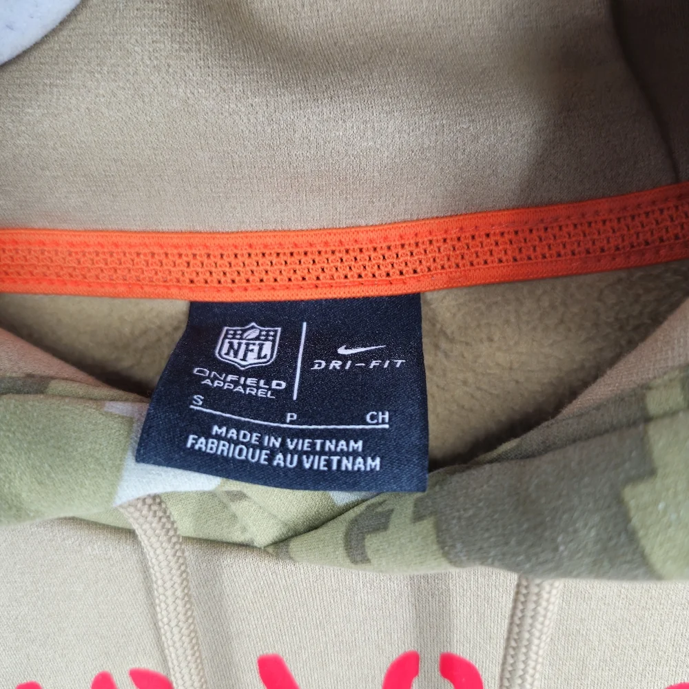 Nike Kansas City Chiefs salute to service military pullover hoodie sweatshirt S‎